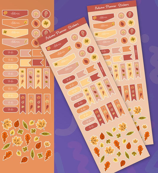 Autumn Daily Planner | Deco Stickers