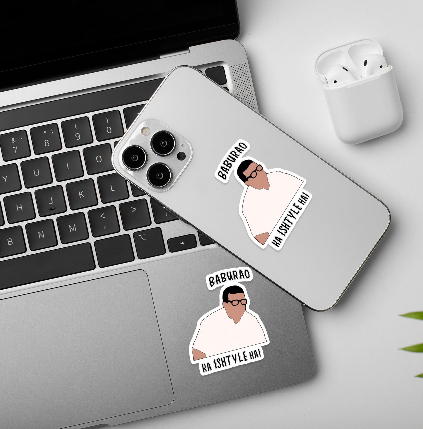 Baburao Ka Ishtyle | Laptop & Phone Sticker