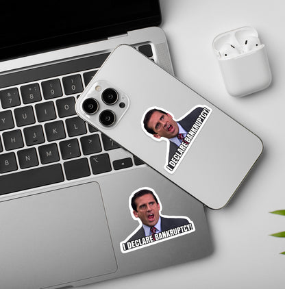 Bankruptcy - The Office - Laptop/Mobile Sticker