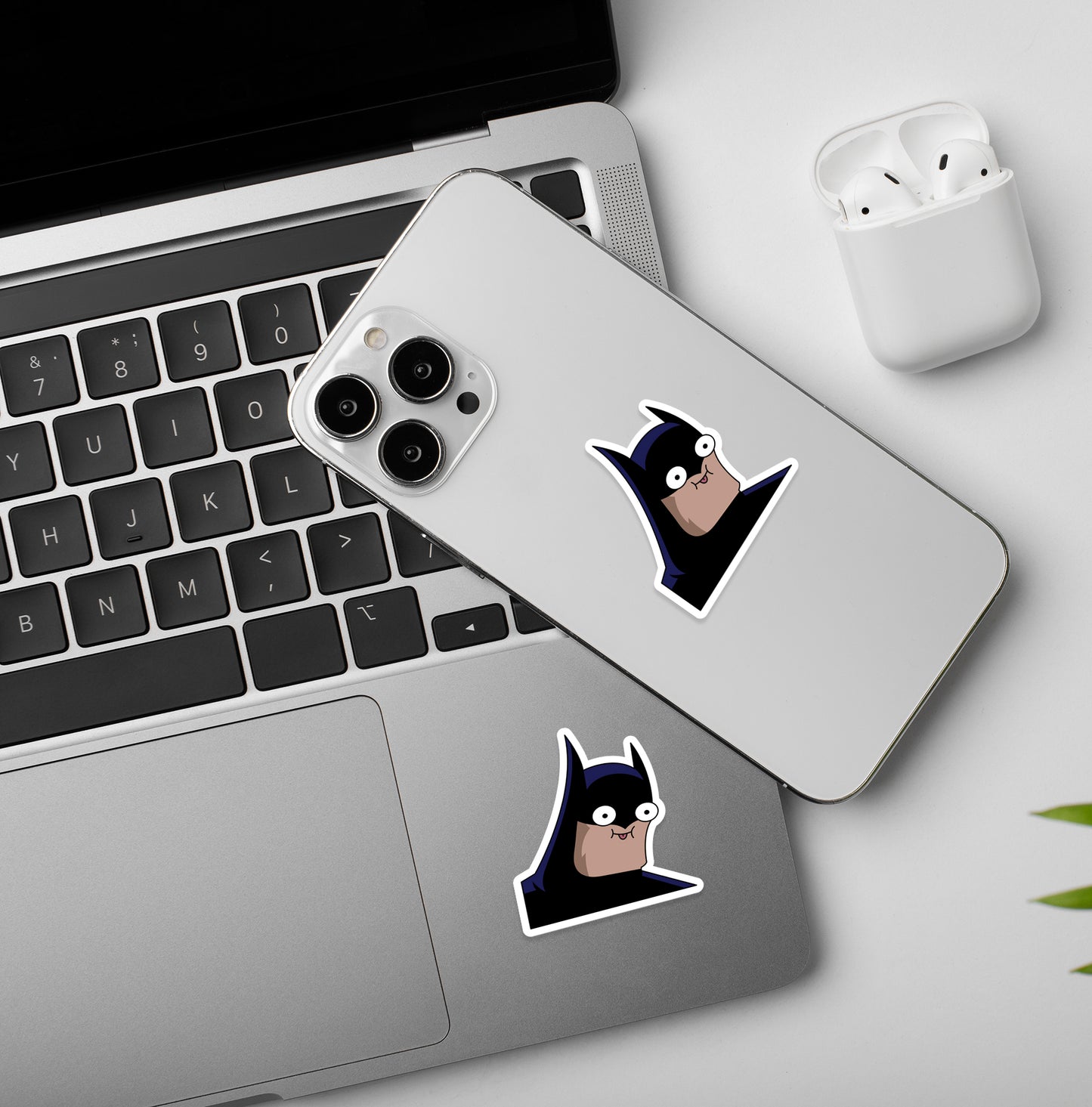 Batman Derp - Vinyl Laptop / Mobile Stickers