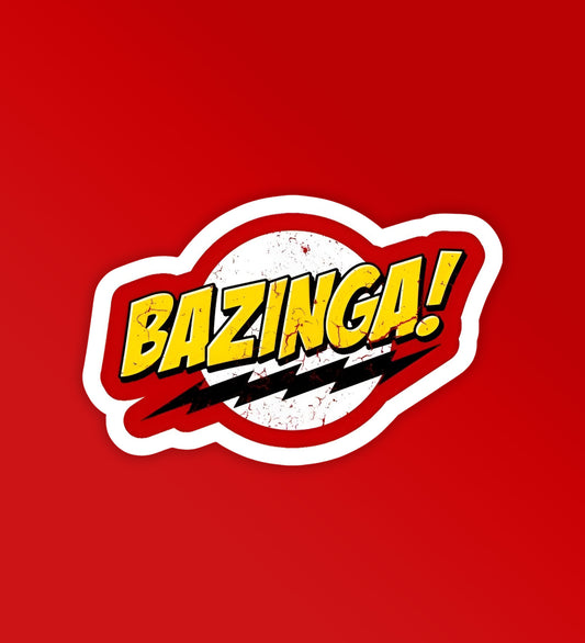 Bazinga | Big Bang Theory - Laptop / Mobile Sticker