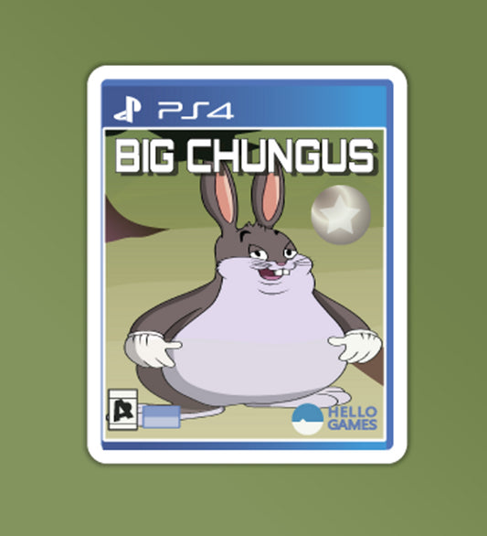 Big Chungus - Vinyl Laptop / Mobile Stickers