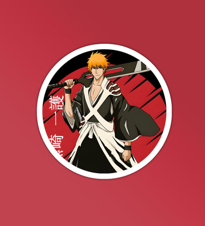 Bleach Circle Sticker - Laptop & Mobile Stickers