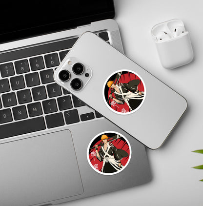 Bleach Circle Sticker - Laptop & Mobile Stickers