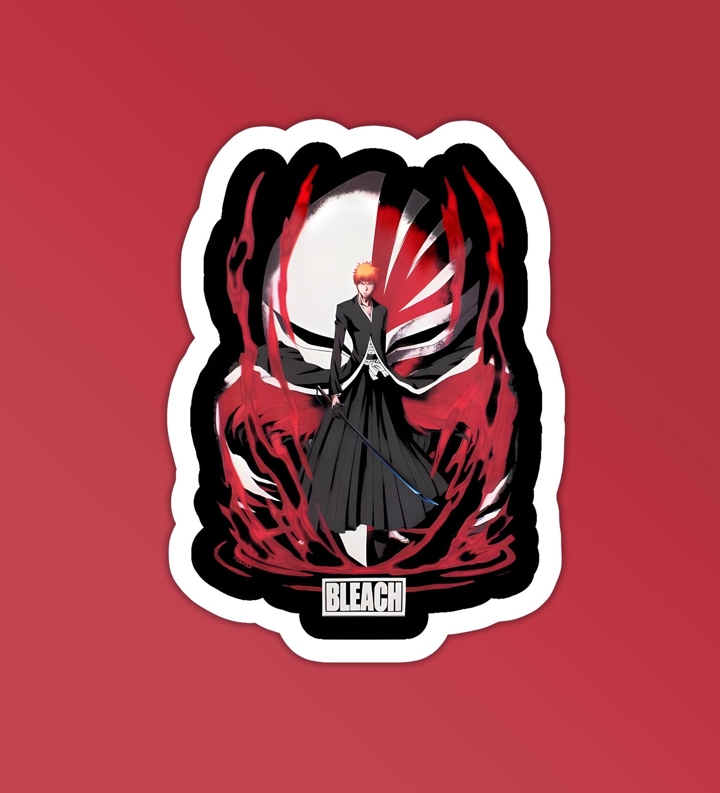 Bleach Mask Sticker - Laptop & Mobile Stickers