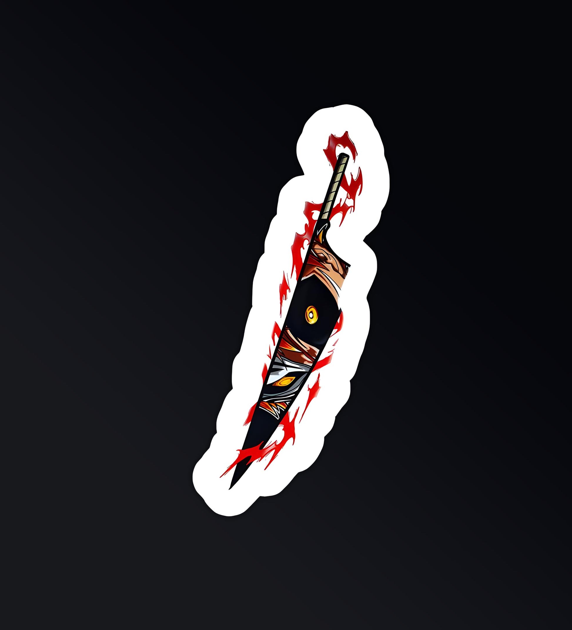 Bleach Sword Sticker - Laptop & Mobile Stickers – Peeekaboo