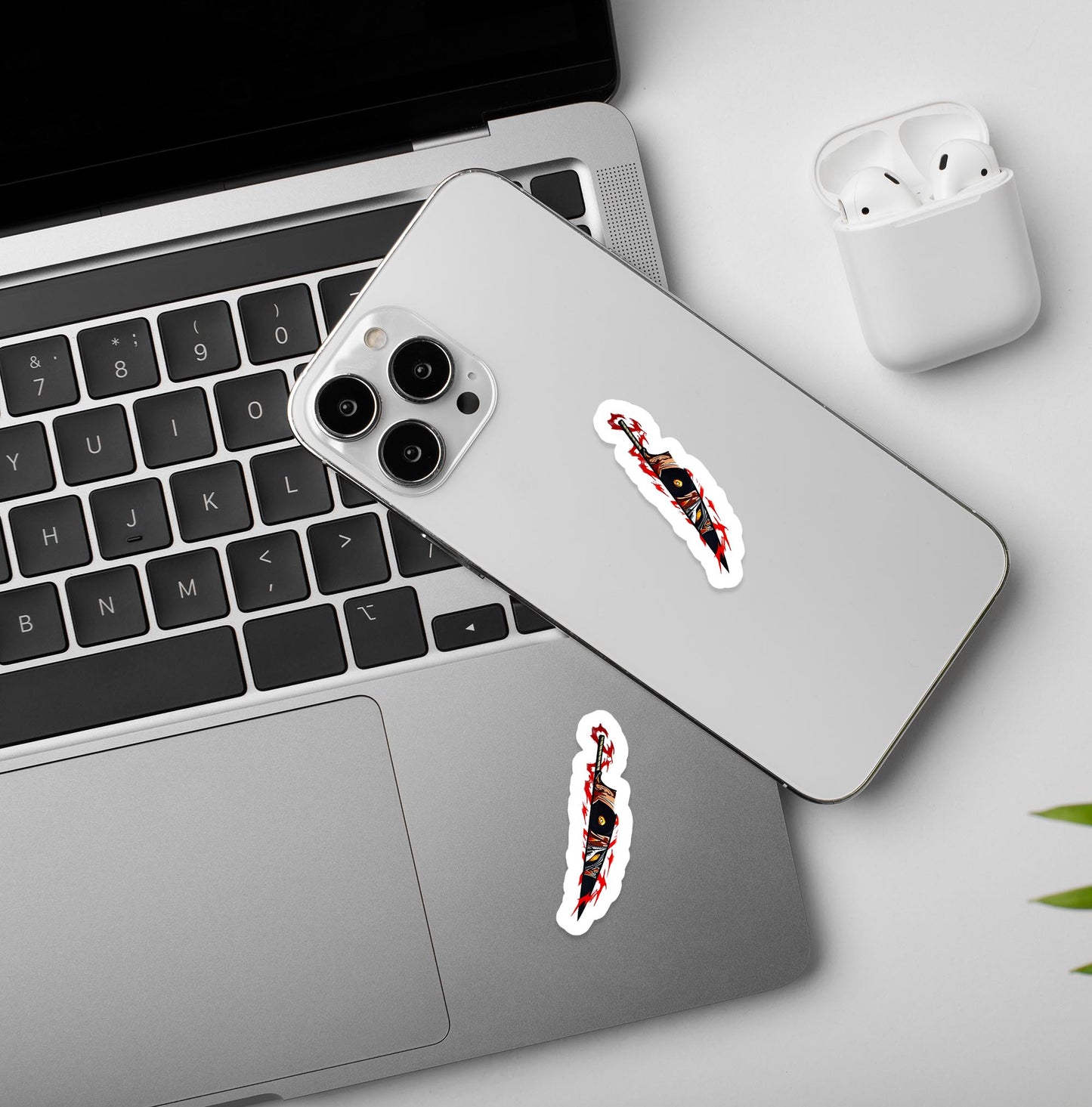 Bleach Sword Sticker - Laptop & Mobile Stickers