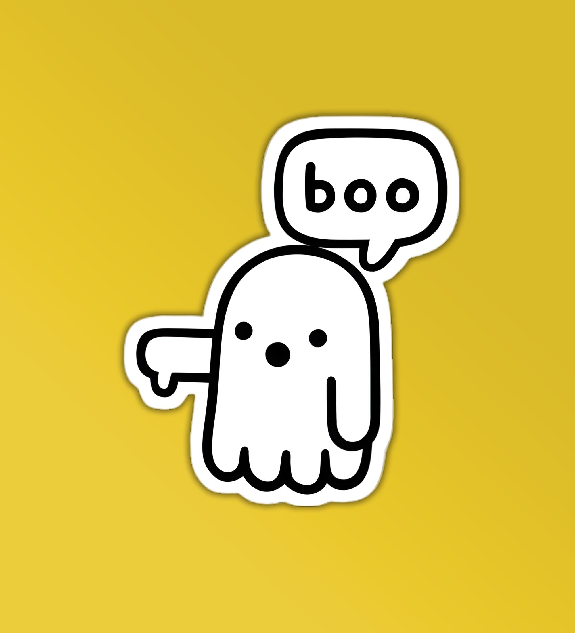 Boo Sticker – Peeekaboo