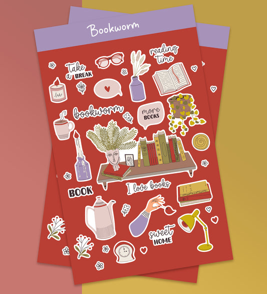 Bookworm | Sticker Sheet