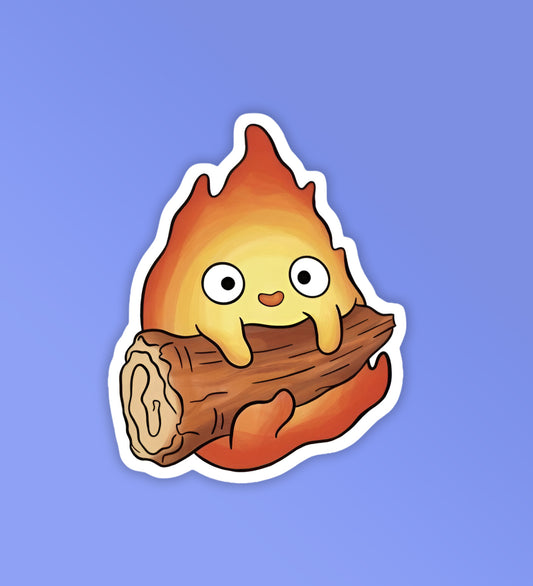 Calcifer ( Howl's Moving Castle ) - Laptop / Mobile Stickers