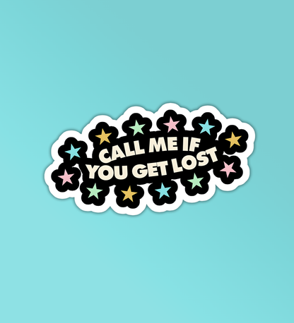 Call Me Sticker – Peeekaboo