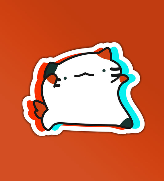 Cat Dancing - Vinyl Laptop / Mobile Stickers