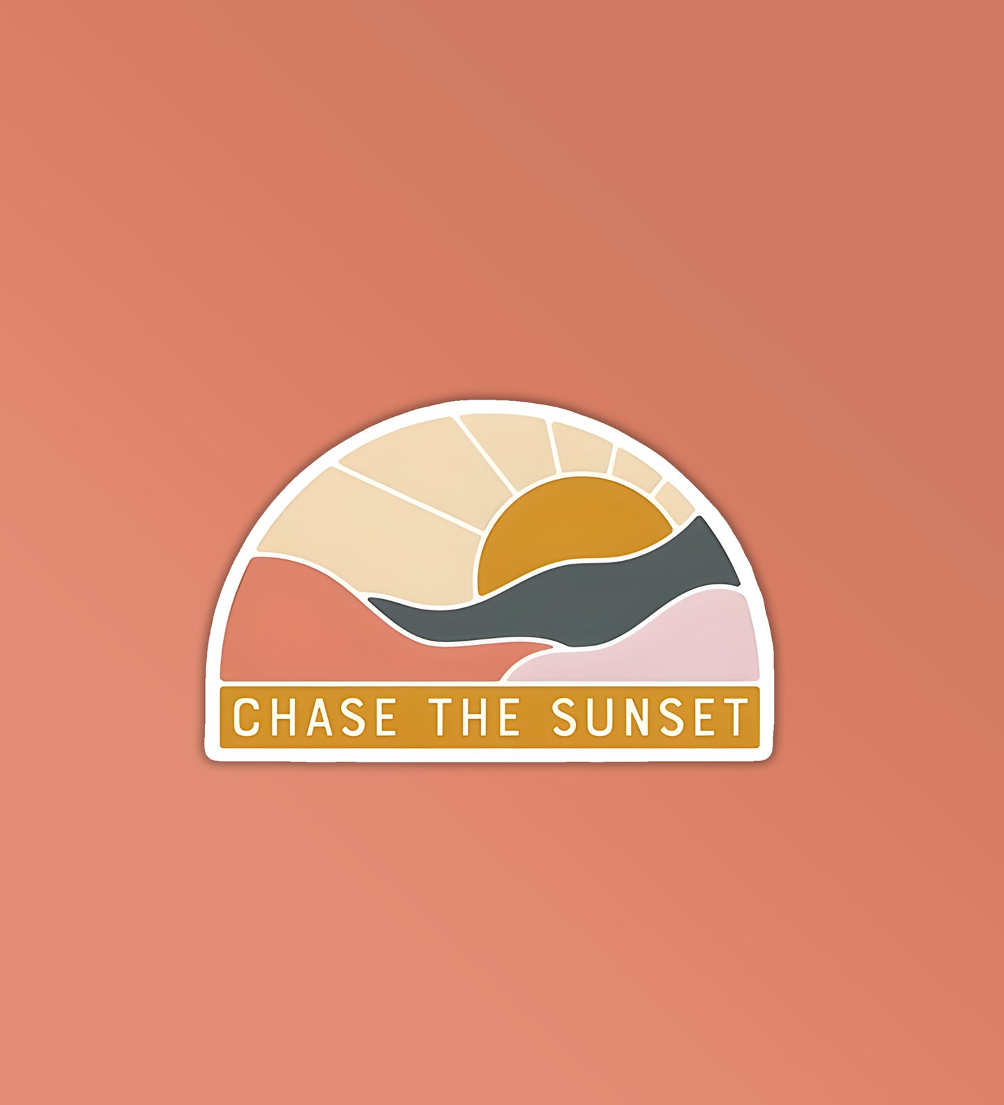 Chase The Sunset Sticker