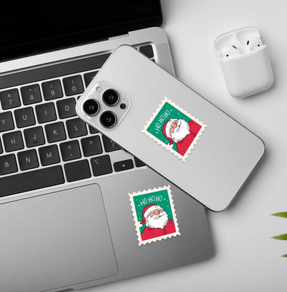 Christmas Stamp - Set of 4 | Mobile - Laptop Sticker