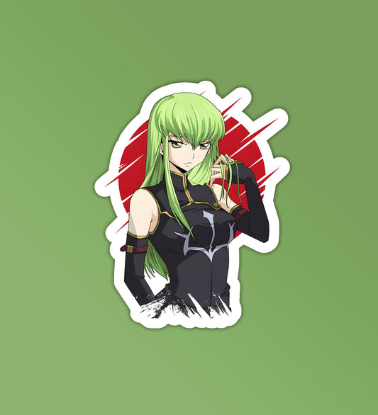 Code Geass Girl 2 - Laptop & Mobile Stickers