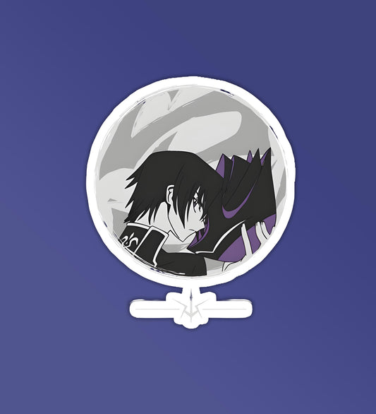 Code Geass Lelouch Zero Helmet - Laptop & Mobile Stickers