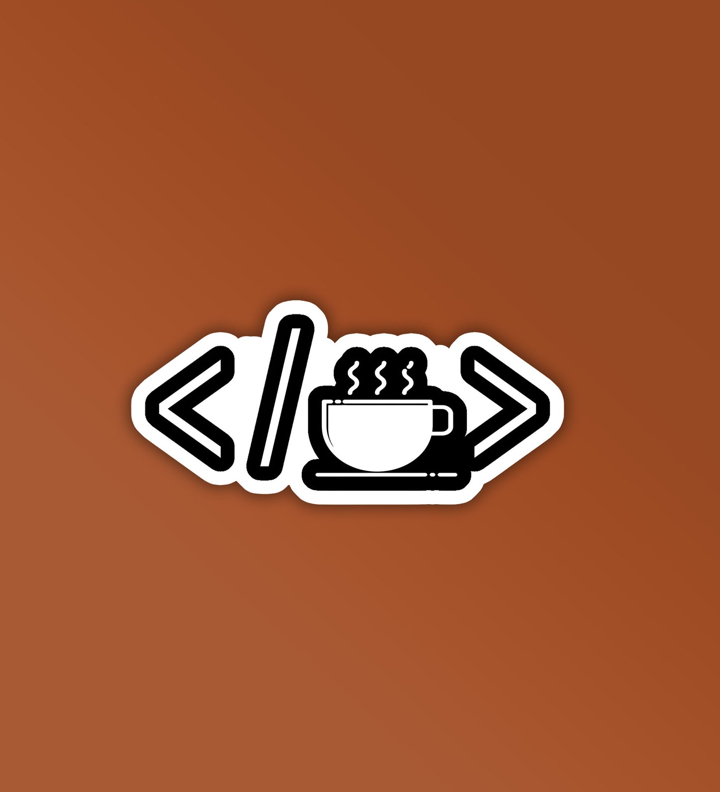 Code Coffee Programmer - Coding Sticker