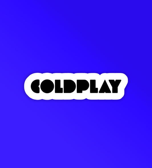 Coldplay - Laptop / Mobile Sticker