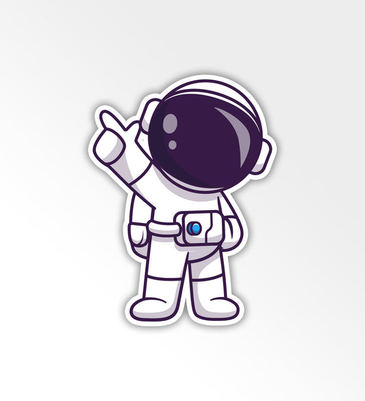 Cool Astronaut Sticker