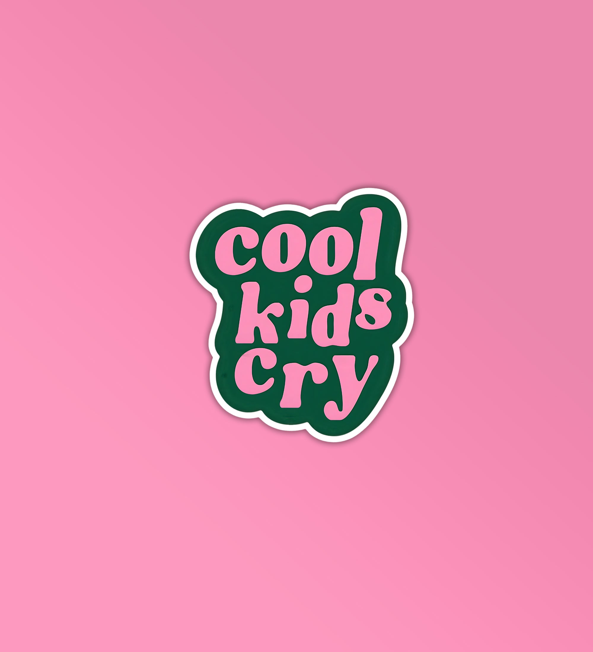 Cool Kids Cry Sticker – Peeekaboo