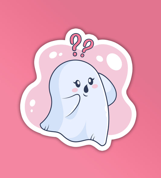 Cute Ghost | Laptop And Mobile Stickers