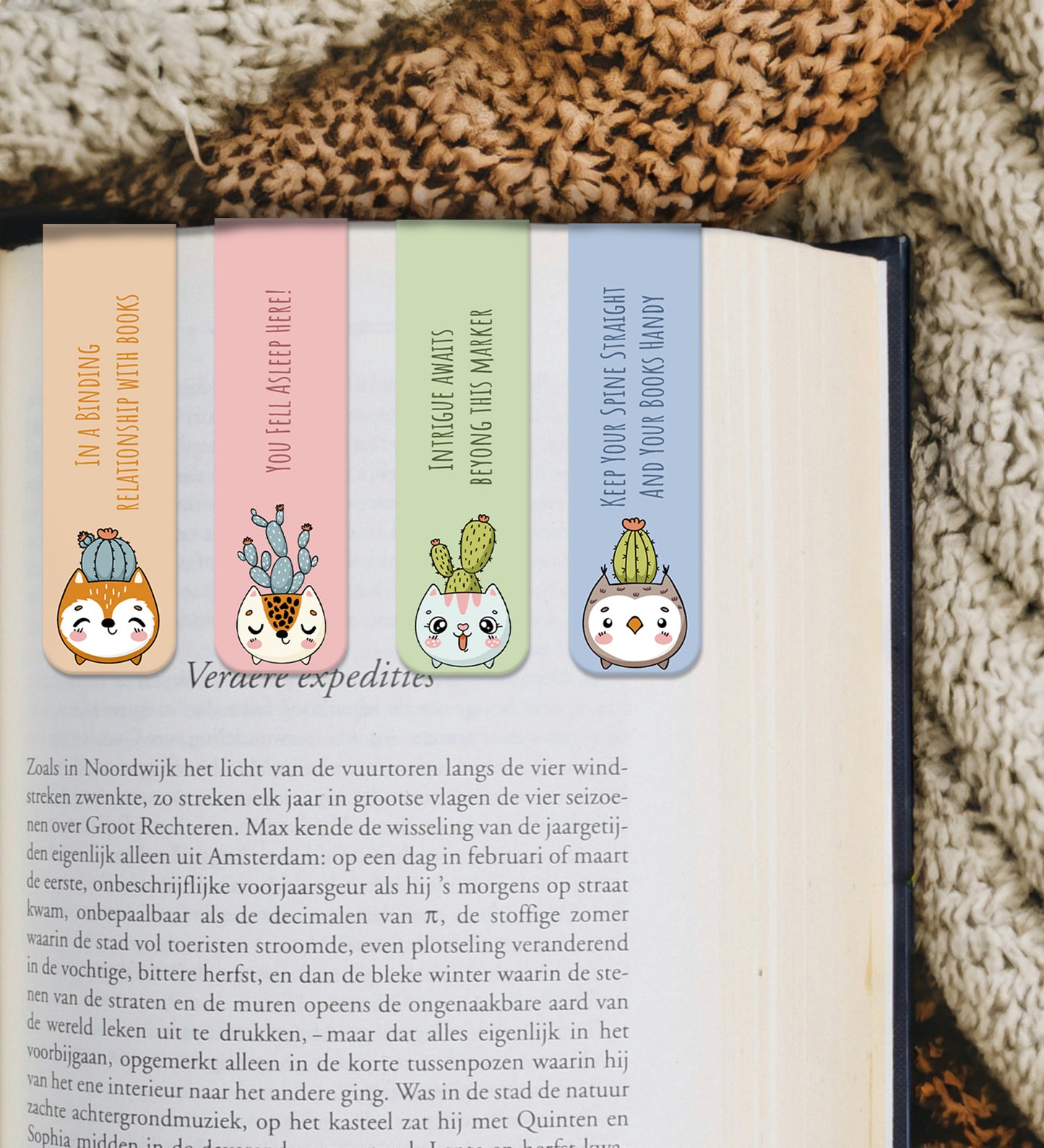 Magnetic Bookmark - Set Of 4 - Planters
