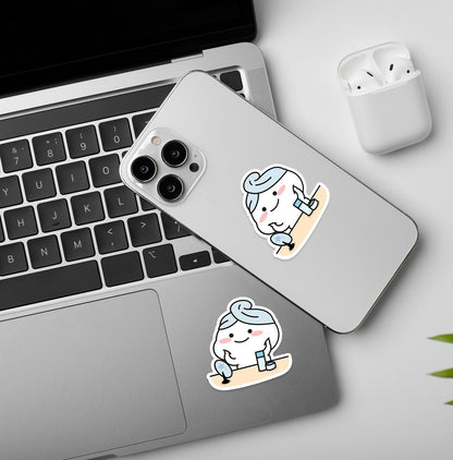 Kawaii Skin Care Meme  - Vinyl Laptop / Mobile Stickers