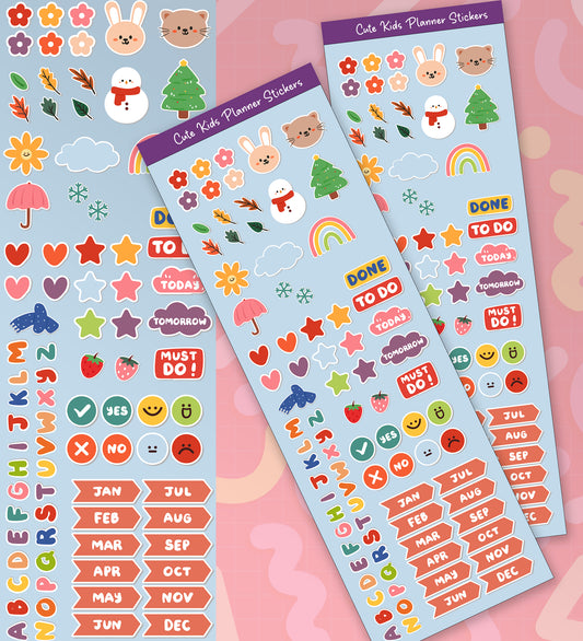 Cute Kids Planner | Deco Stickers