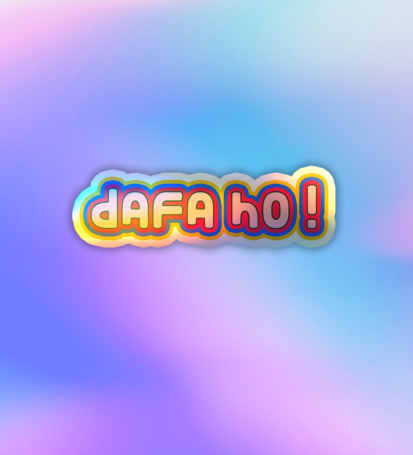 Dafa Ho | Holographic Laptop / Mobile Sticker