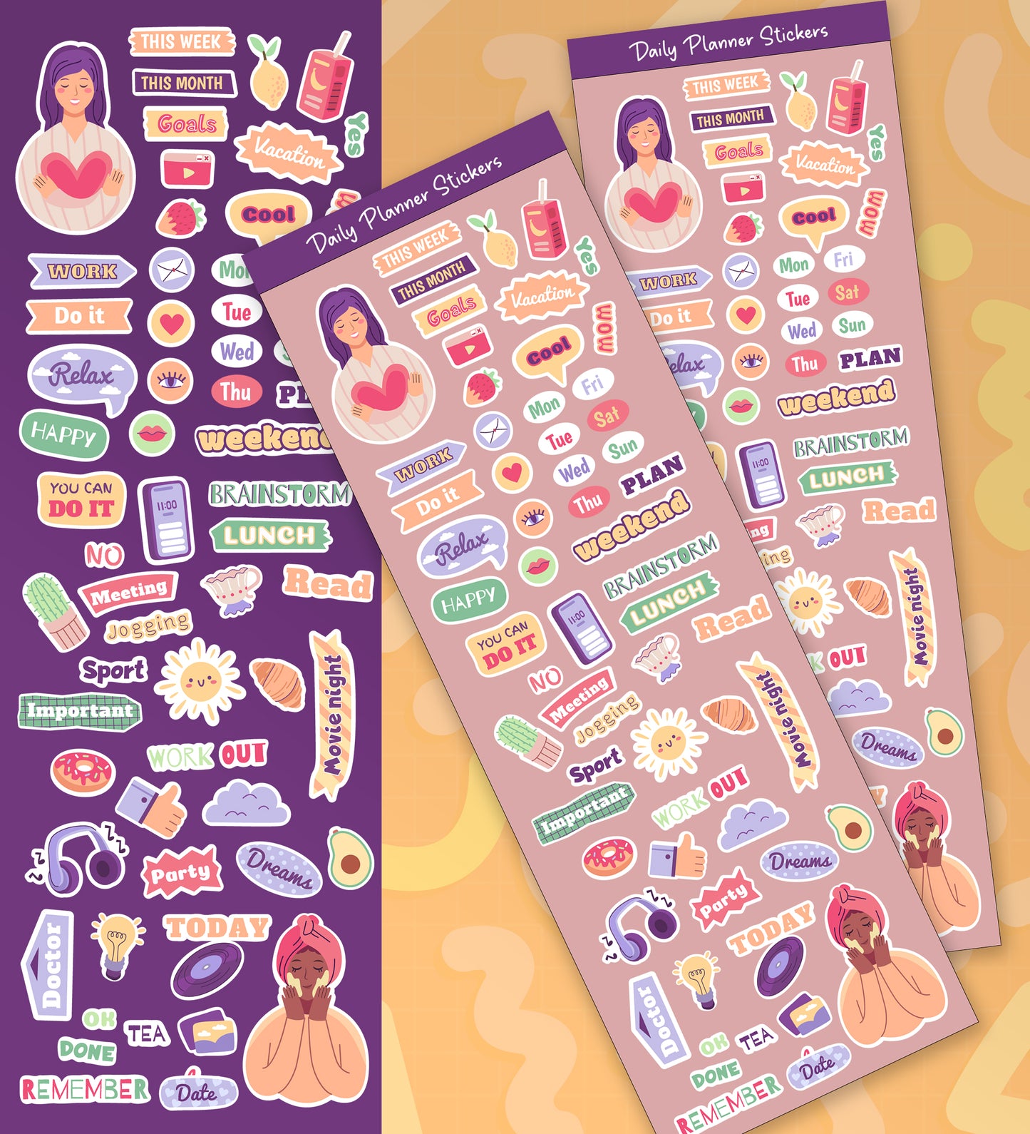 Day To Day Planner | Deco Stickers
