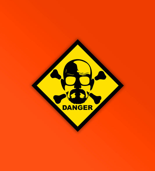Breaking Bad Danger - Laptop / Mobile Sticker