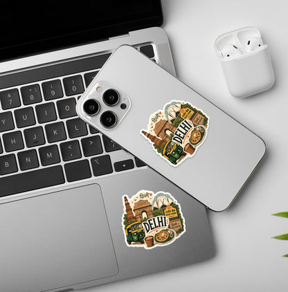 Delhi - Indian City Laptop / Phone Stickers