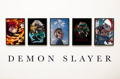 Demon Slayer Posters - Set Of 5