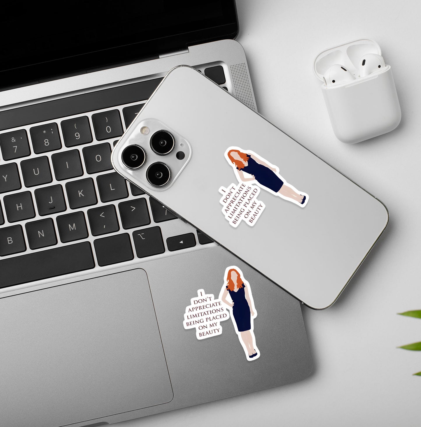 Donna | Suits - Laptop / Mobile Sticker