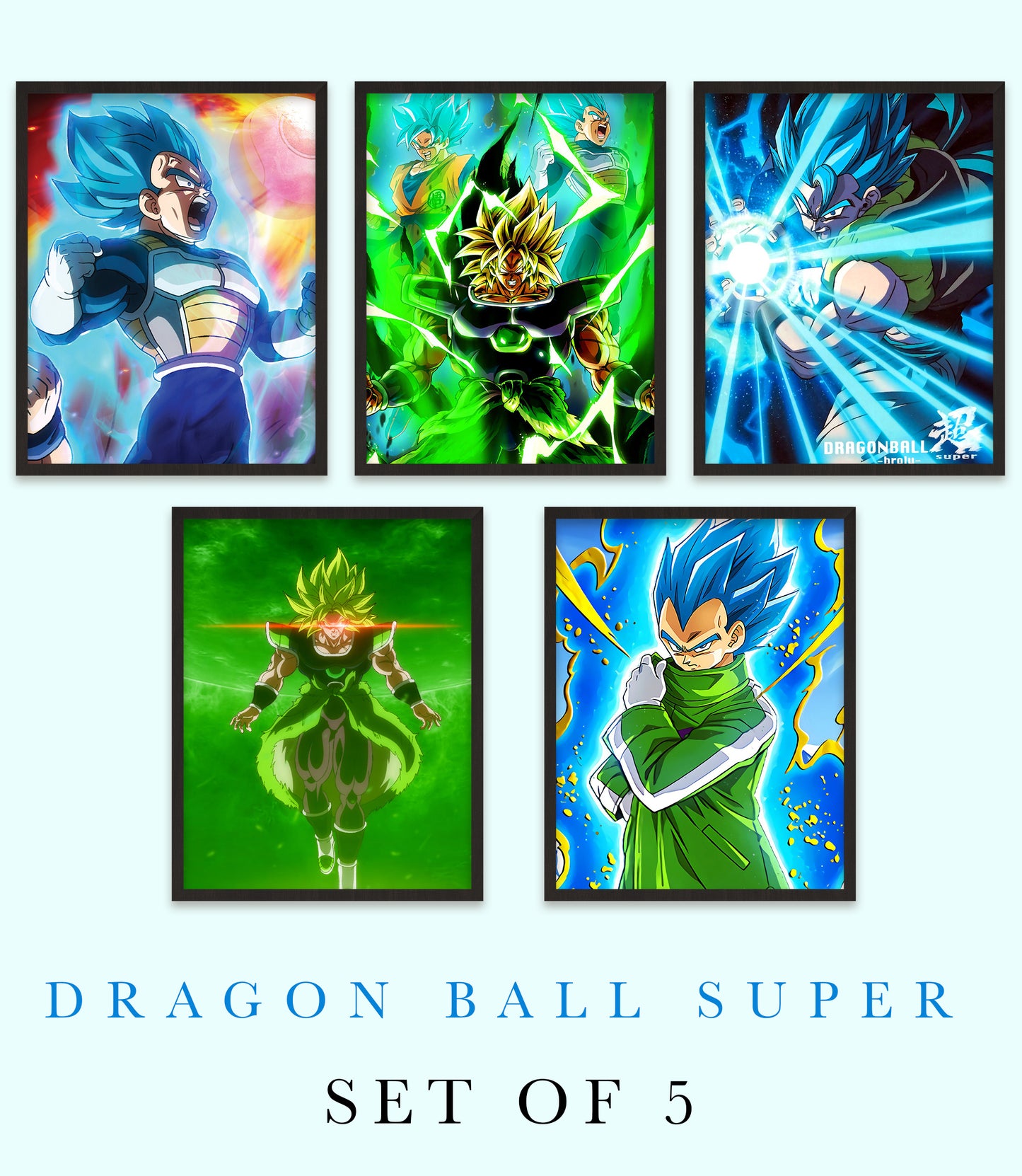 Dragon Ball Super Posters - Set Of 5