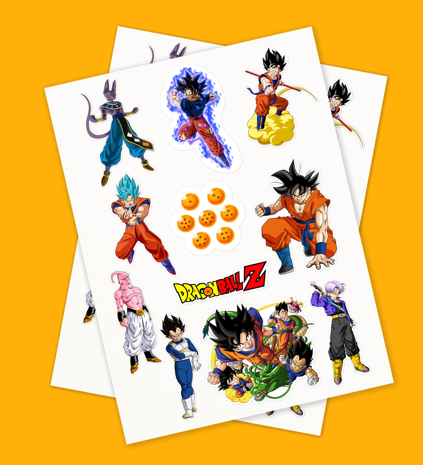 DBZ Sticker Sheet