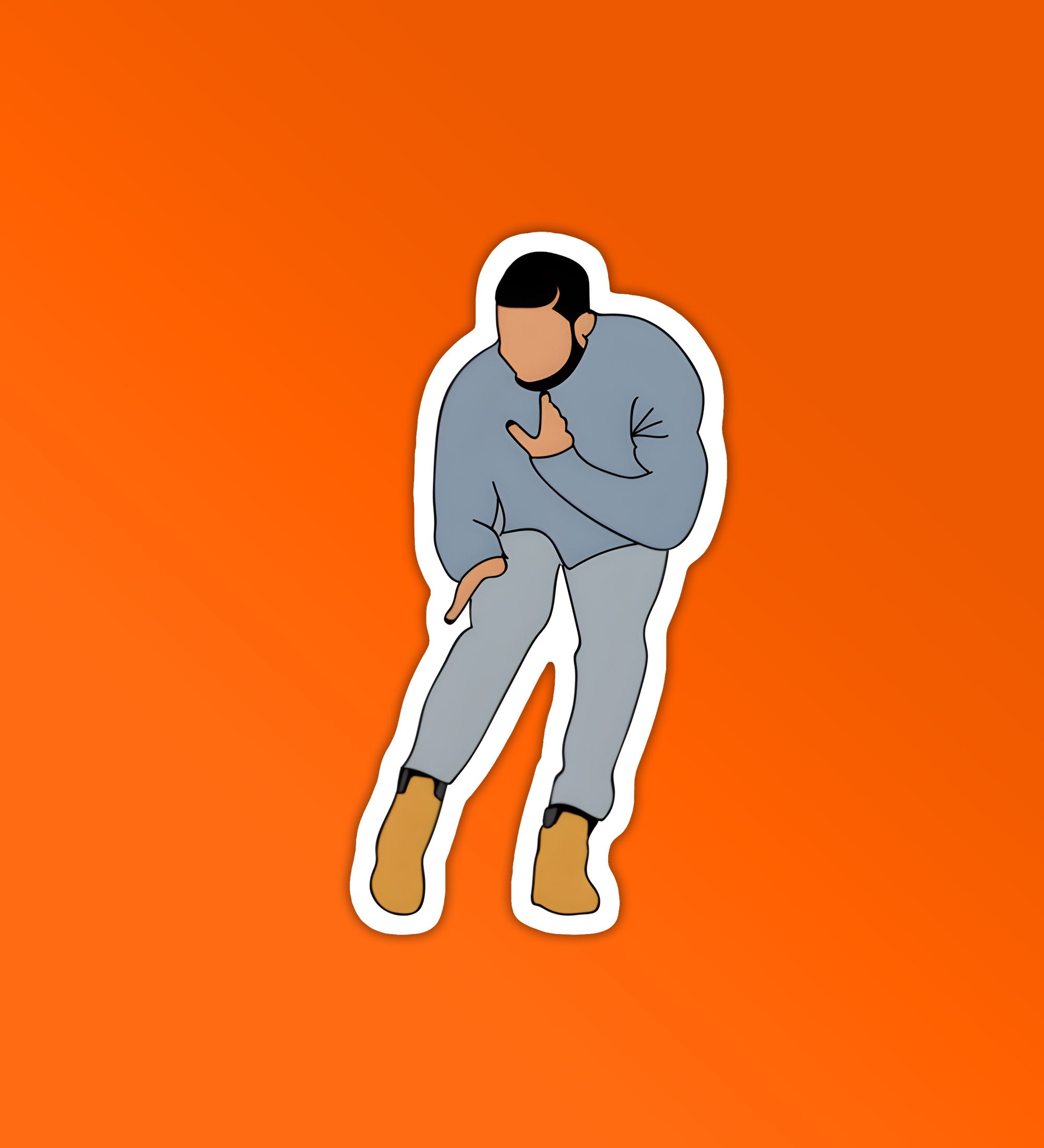 Drake Hotline Bling Sticker – Peeekaboo