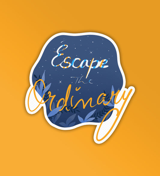 Escape The Ordinary - Laptop & Mobile Stickers