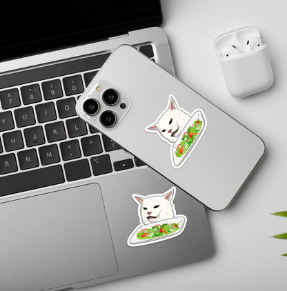 Ew Veggies Meme  - Vinyl Laptop / Mobile Stickers