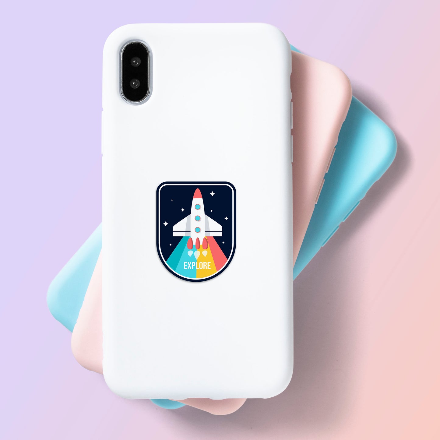 Explore The Space Sticker