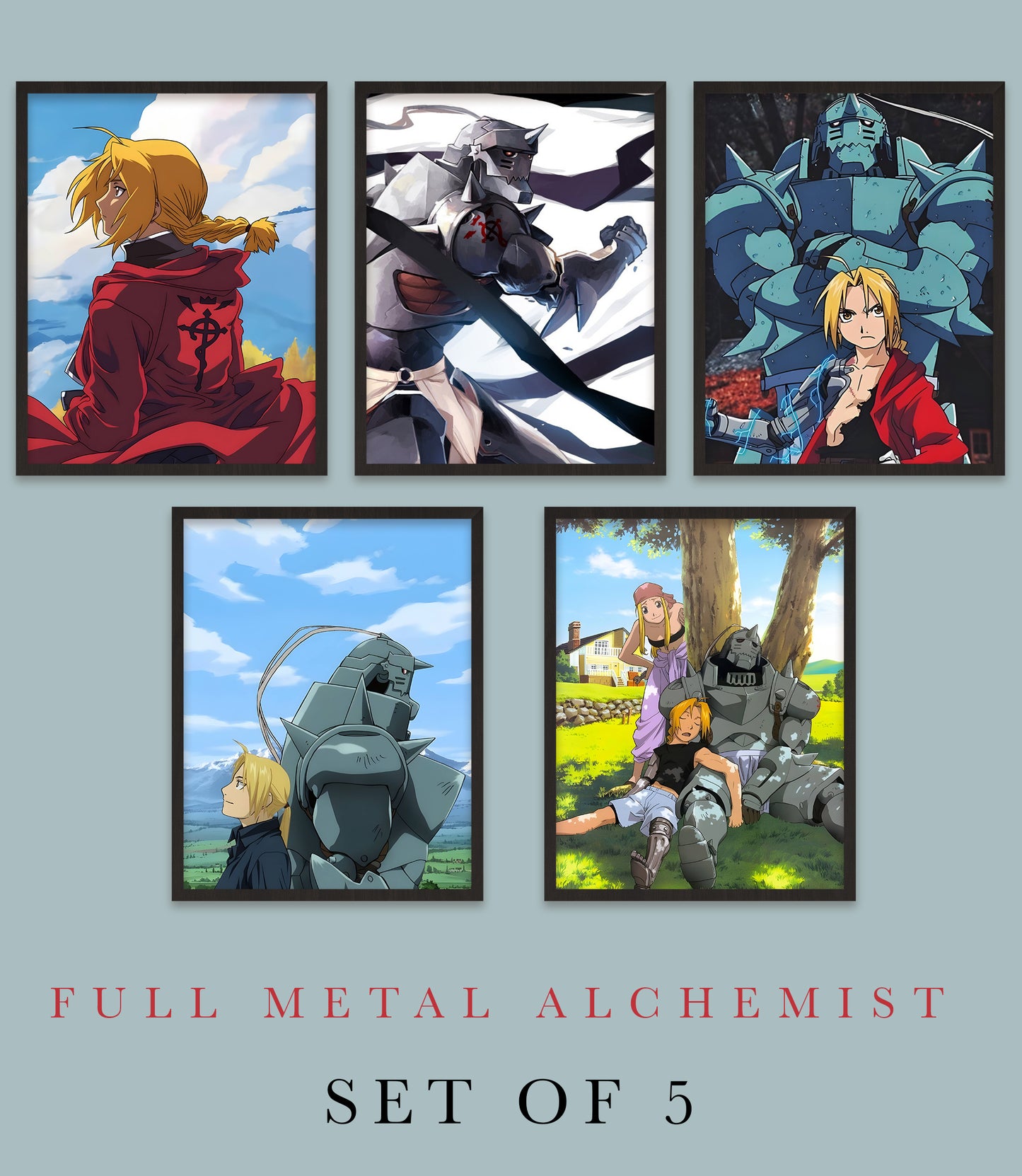 Full Metal Alchemist Posters - Set Of 5