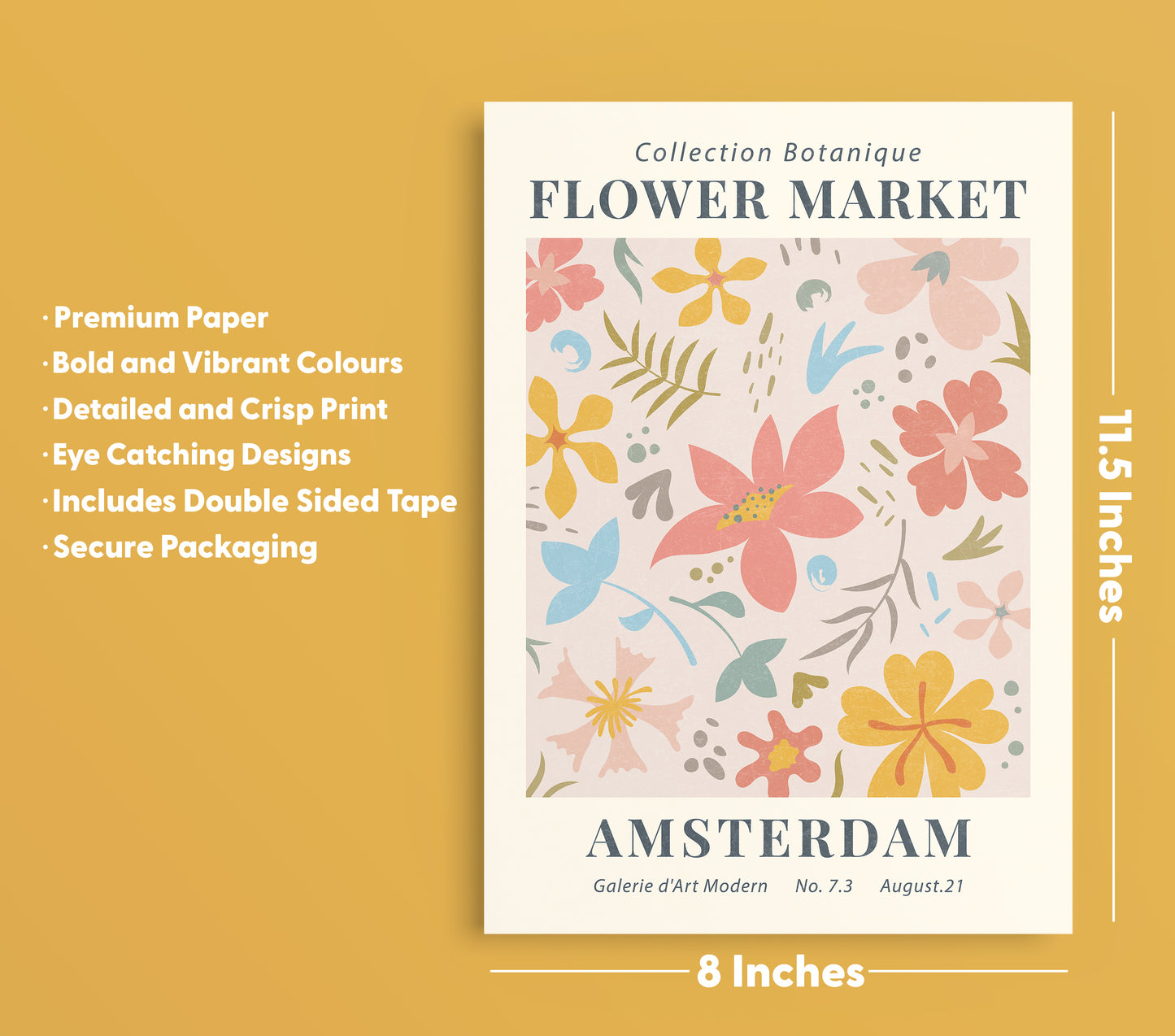 Amsterdam Flower Market Wall Art - Poster