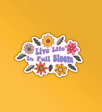 Full Bloom - Laptop & Mobile Stickers
