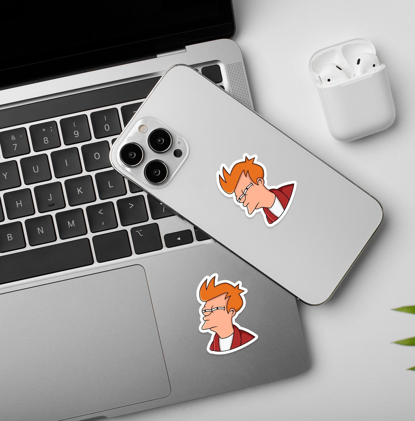 Futurama Not Sure Meme  - Vinyl Laptop / Mobile Stickers
