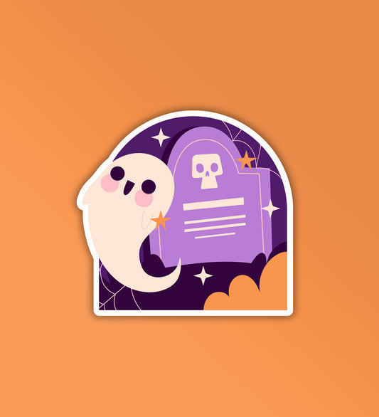 Ghost - Halloween | Laptop And Mobile Sticker