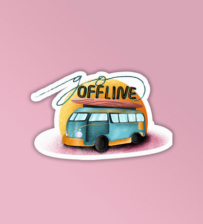 Go Offline - Laptop & Mobile Stickers