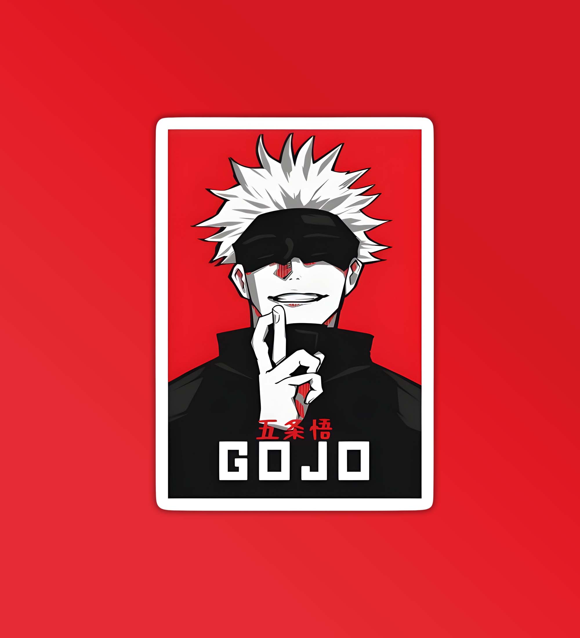 Gojo Satoru - Jujutsu Kaisen Sticker – Peeekaboo
