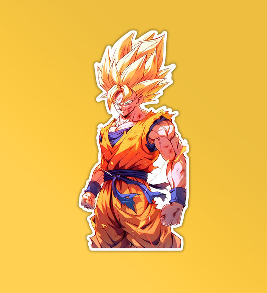 Goku Super Saiyan - Laptop & Mobile Stickers