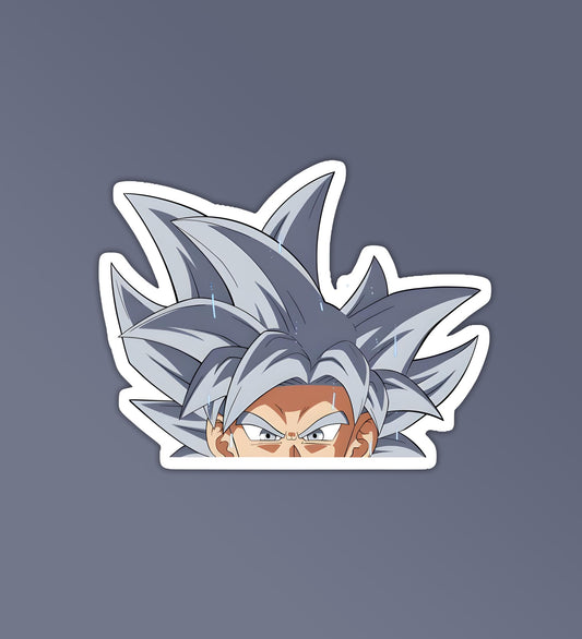 Goku Ultra Instinct - Laptop & Mobile Stickers