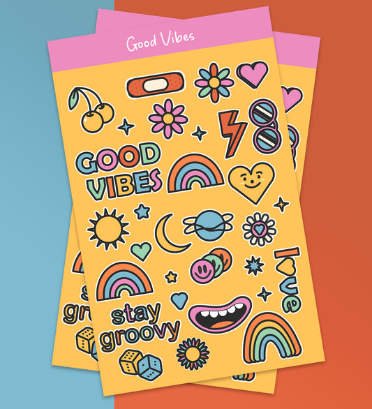 Good Vibes Sticker Sheet